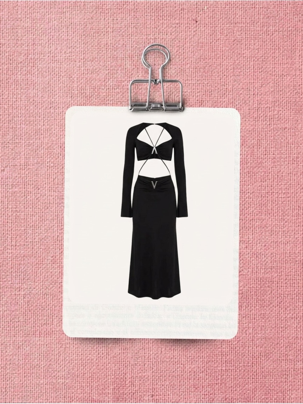 Chic Black Cutout Maxi Dress